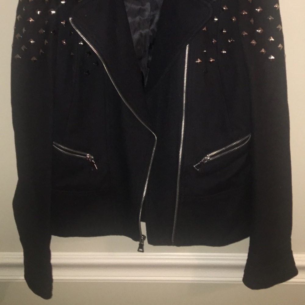 Black Rivet Rocker Jacket - Picture 2 of 3